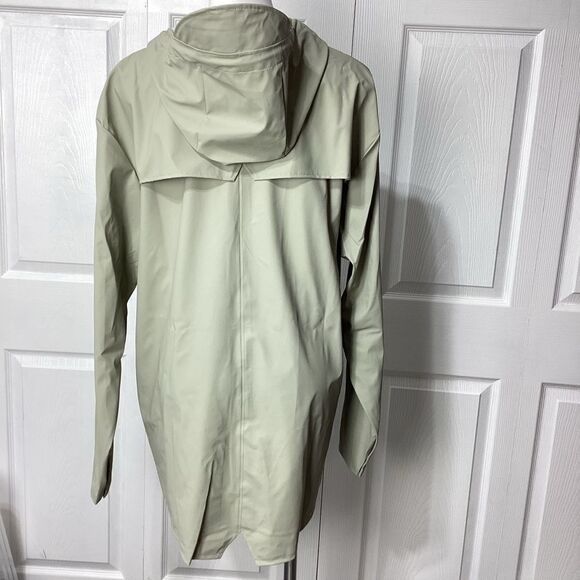 Rains Brand Raincoat Rains Jacket Cement XL - Picture 3 of 16